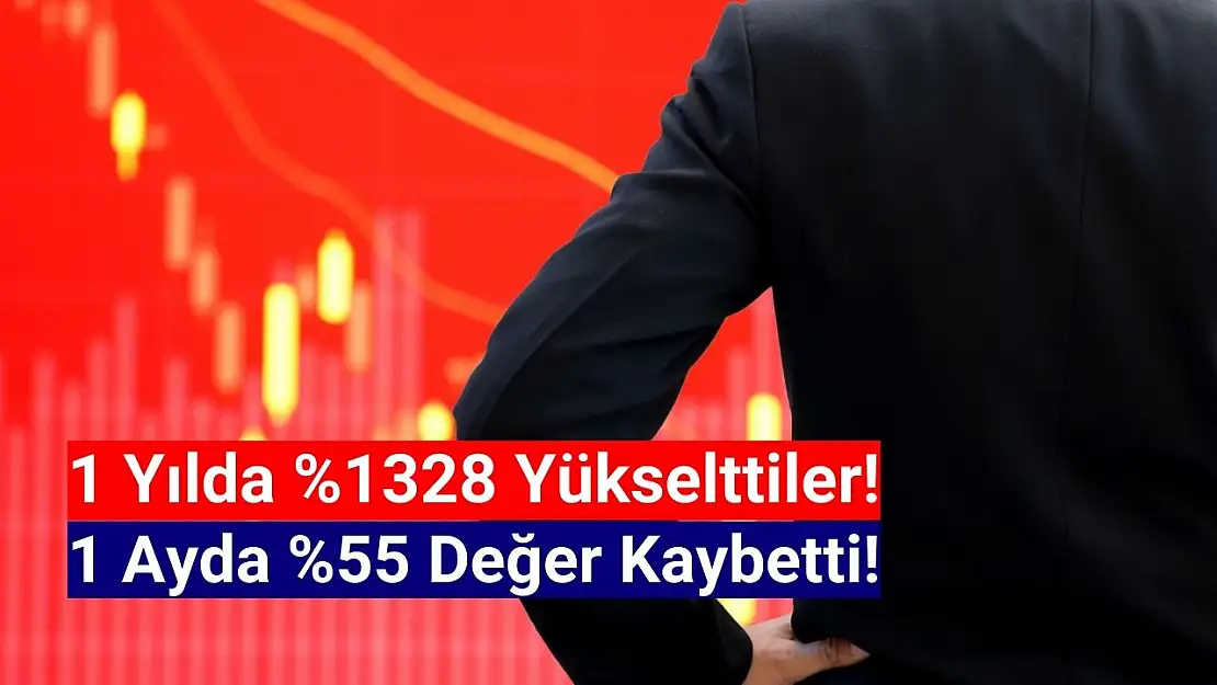 1 ayda yüzde 56 düşen hissede yatırımcı mağdur oldu!