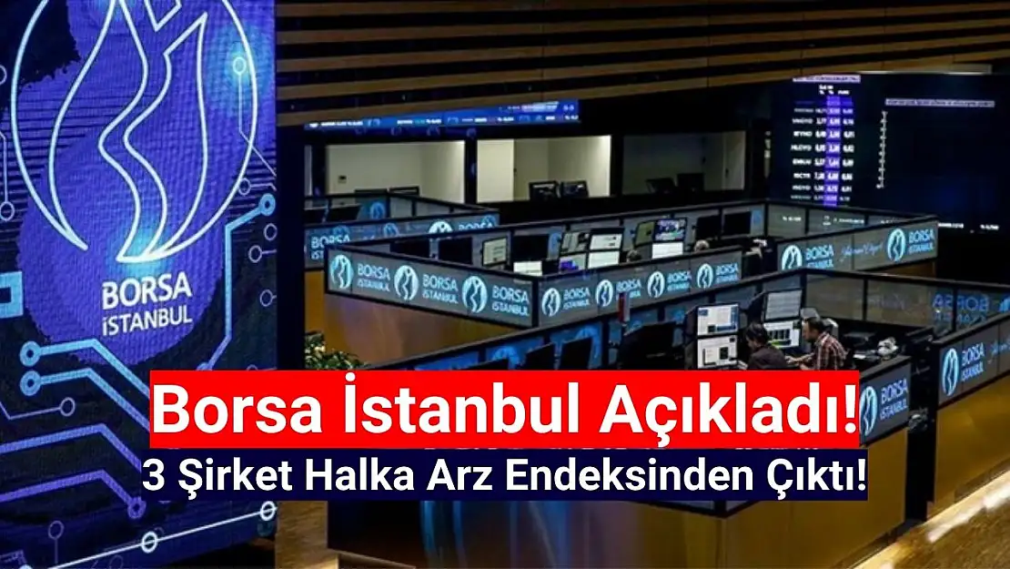 3 hisse halka arz endeksinden çıktı!