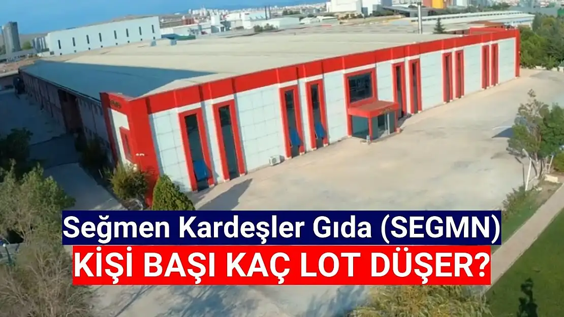 Seğmen Gıda kişi başı kaç lot düşer?