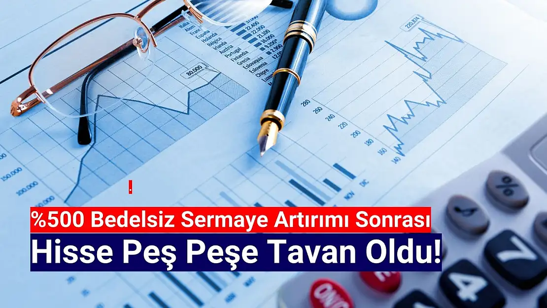 Yüzde 500 bedelsiz sonrası peş peşe tavan oldu!