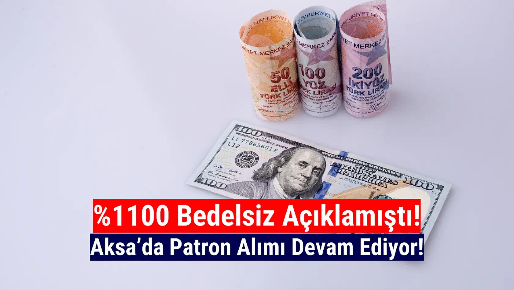 Aksa'da 40 bin lotluk patron alımı!