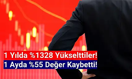 1 ayda yüzde 56 düşen hissede yatırımcı mağdur oldu!